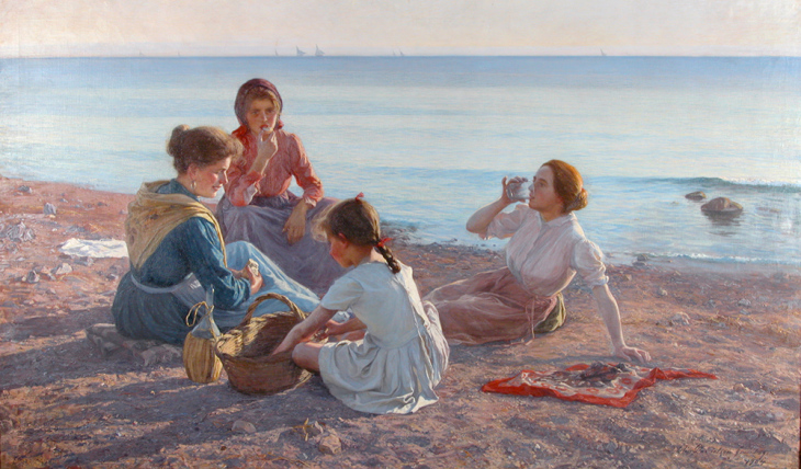 Elin Danielson-Gambogi, Meren rannalla 1904, K. H. Renludin museo