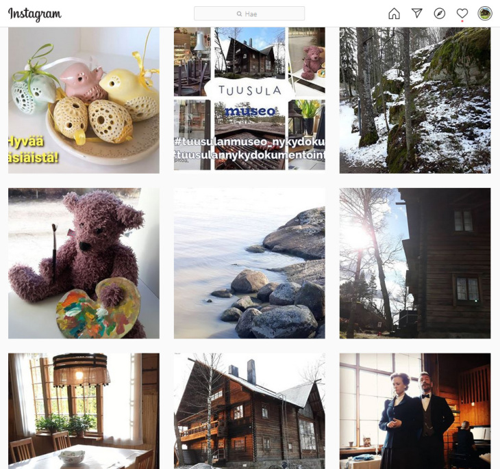 Instagram Halosenniemi etusivu Instagram Halosenniemi etusivu