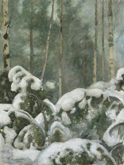 Pekka Halonen, Talvipäivä metsässä 1923