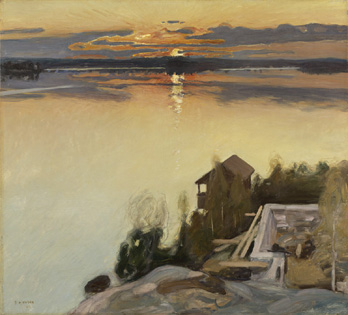 Pekka Halonen, Auringonlasku Tuusulanjärvellä 1902